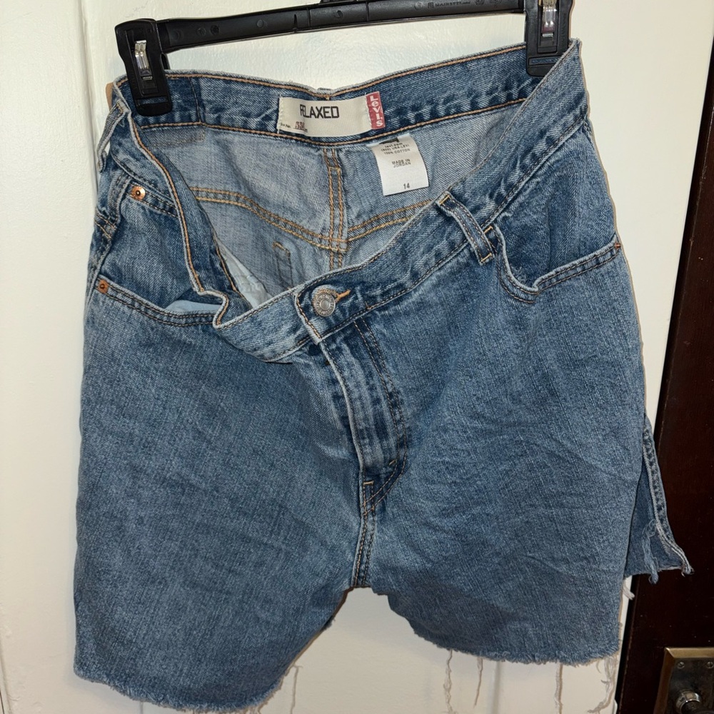 Levi's Classic Blue Denim Shorts